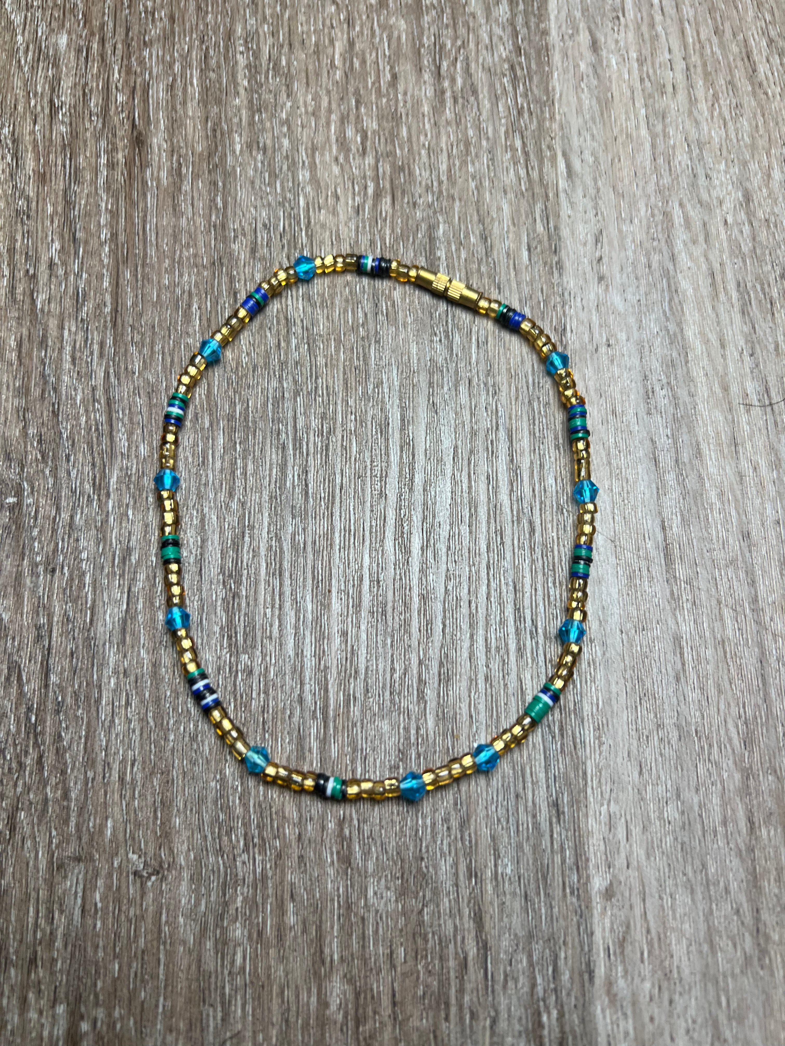 African Beaded Anklet (Tiwa)