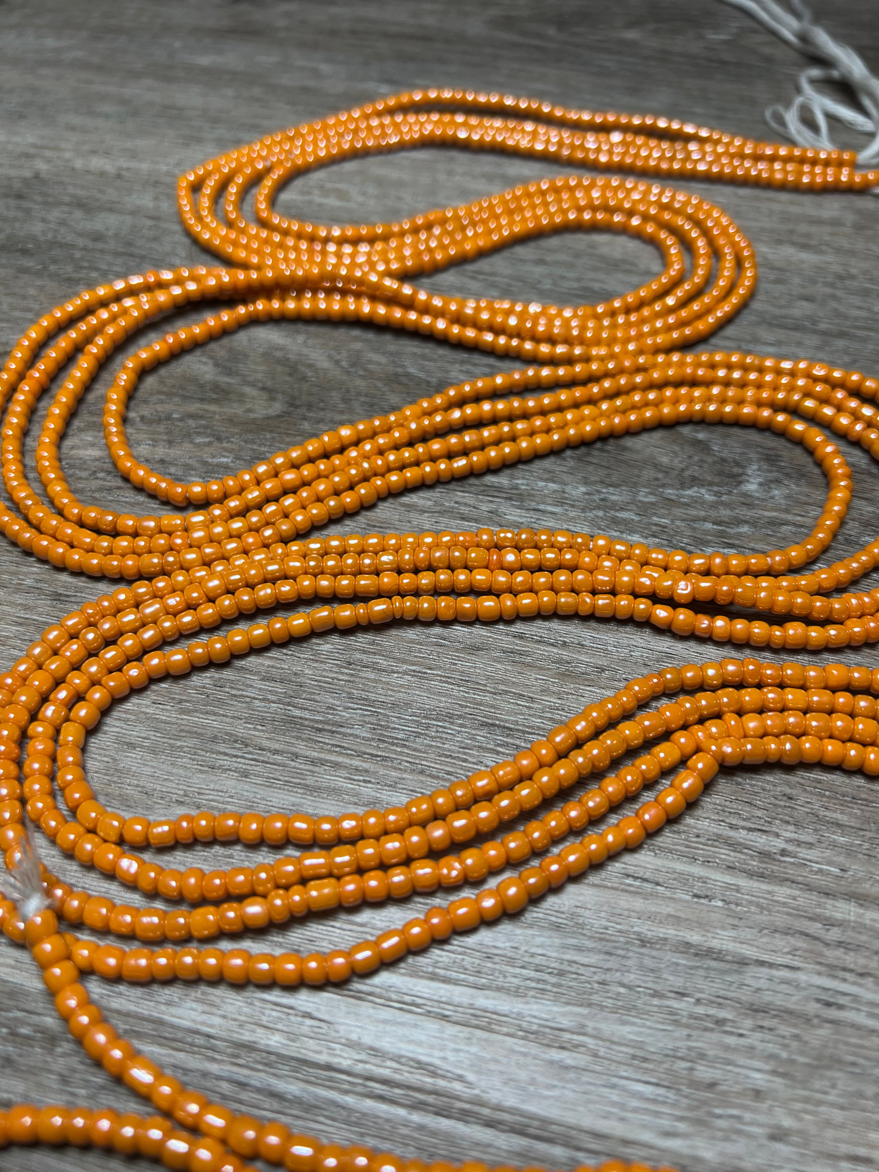 Orange Waist Beads
